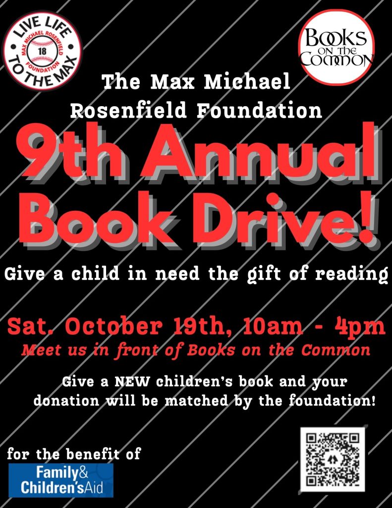 Max Michael Rosenfield Foundation - 9th Annual Book Drive